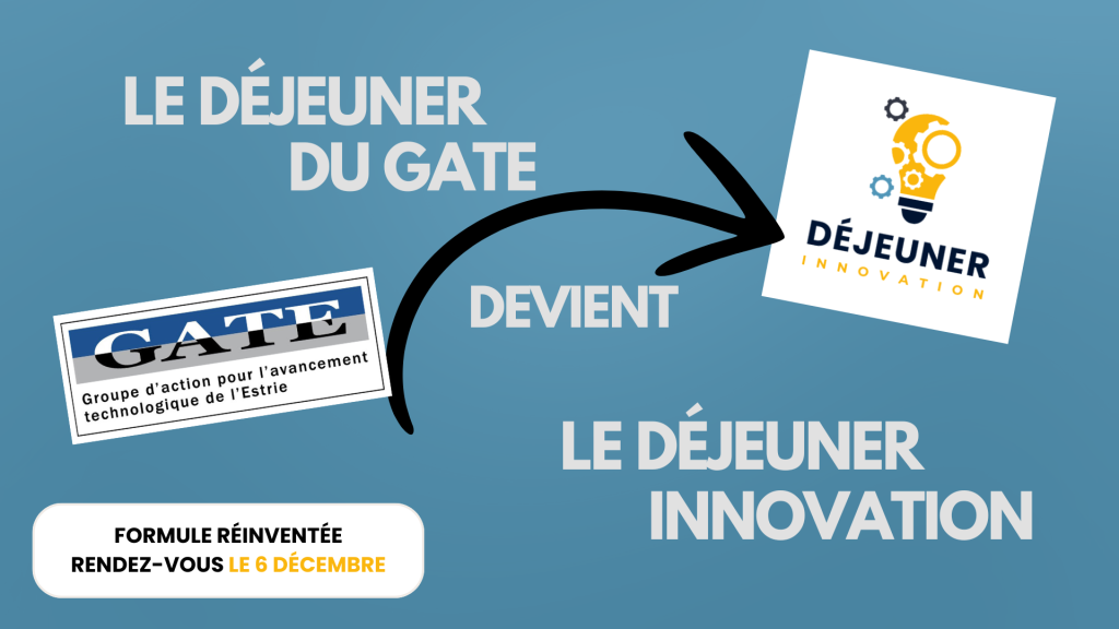 Relance des déjeuners innovation ESTRIE (anciens Déjeuners du GATE)